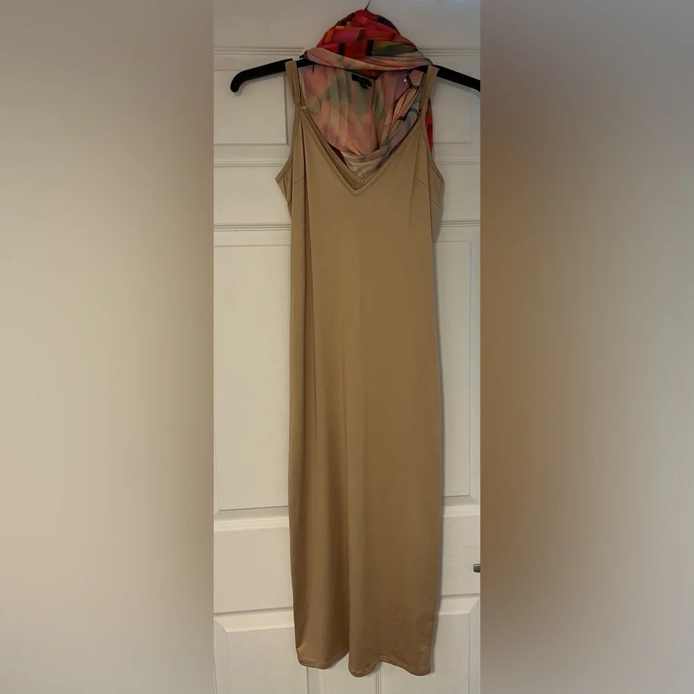 AFRM Sheer Multi Color Maxi Dress (with liner) WORN ONCE - Picture 3 of 5